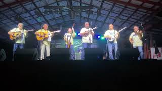 Ron Stewart on fiddle Brad Powers on banjo with Hammertowne at Rudy Fest 2024 “Sally Goodin’” [upl. by Onej]