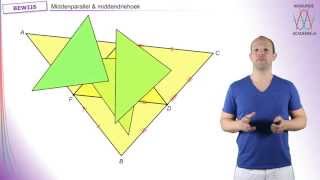 Stellingen amp bewijzen  Middenparallel amp middendriehoek  WiskundeAcademie [upl. by Andrei]