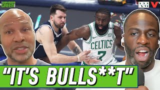 Why it’s “bullsh” to slam Luka Doncic’s defense  CelticsMavericks  Draymond Green Show [upl. by Block509]