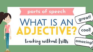 Parts of Speech for Kids What is an Adjective [upl. by Yraht]