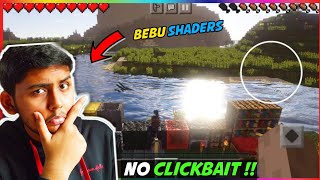 MCPE 117 Ultra Realistic Shaders  Minecrfat pe no lag  bebu shaders Bebu [upl. by Znarf433]