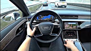 The New Audi A8 2024 Test Drive [upl. by Yenaj726]