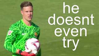 Ter Stegen does not like diving [upl. by Assiran]