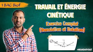 1BAC Biof  Travail et Energie Cinétique  Exercice Complet  Astuces  avec Prof Noureddine [upl. by Valorie]