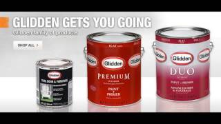 Home Depot Glidden Paint [upl. by Odlanyar]