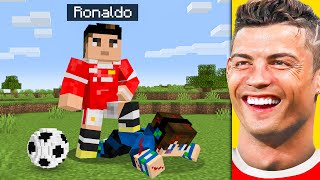 I Fooled my Friend as RONALDO in Minecraft [upl. by Olva]