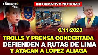 🔴TROLLS Y PRENSA CONCERTADA ATACAN A PORKY POR RUTAS DE LIMA 6 NOVIEMBRE DE 2023 [upl. by Terhune]