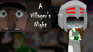 Mob Talker React To Villager Night REQUESTED this is short [upl. by Ibmat316]