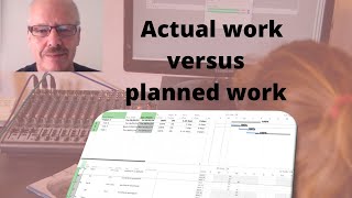 How to update Actual hours worked against planned hours worked [upl. by Aivatra]