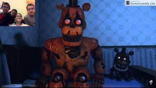 FNAF SFM Nightmare Freddys Voice David Near l Reaction [upl. by Sitoiganap]