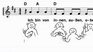 Ich bin von innen außen oben unten  Kinderlied  Songtext  Kostenlos  SermonOnline [upl. by Ttayh]