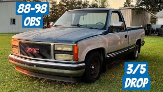 Lower your 8898 GMCCHEVY Truck for DIRT CHEAPPart 2 of the Build [upl. by Ennaeerb352]