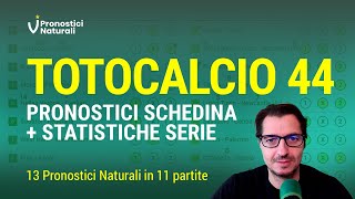 Totocalcio Natalizio Tutte i Pronostici in Schedina  Statistiche Pronostici Naturali [upl. by Neerual]