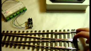 Controlling Peco O gauge points using DCC [upl. by Brinkema]