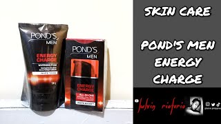 SKIN CARE for Men  Ponds Men Energy Charge Whitening Foam amp allinone Moisturizer Toner Serum [upl. by Refinne]