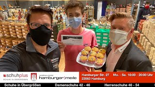 Muffins von Jonas Jäger für das schuhplusTeam in Hamburg [upl. by Attoynek]