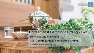 Gottesdienst mit Taufe am Sonntag den 17112024 aus Erding [upl. by Kolva88]