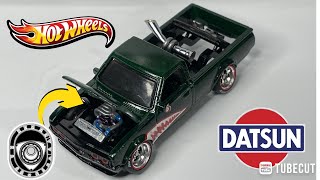 Rotary swap Datsun 620 Hotwheels Custom rotaryswaprotarypower datsun620 [upl. by Navak]