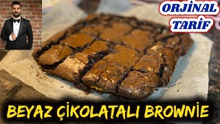 Beyaz Çikolatalı Brownie Tarifi 💯 [upl. by Ztnaj567]