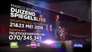 Marco Borsato  Duizend Spiegels Live TV Spot Sportpaleis Antwerpen [upl. by Eiduam]