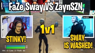 ZaynSZN vs FaZe Sway Finally Happened After a Long TimeFortnite 1v1 REMATCH [upl. by Gar180]