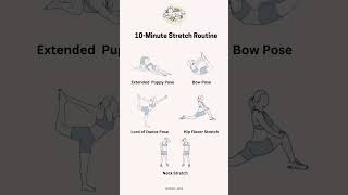 10Minute Stretch Routine for Flexibility Perfect for Morning or PostWorkout [upl. by Larok]