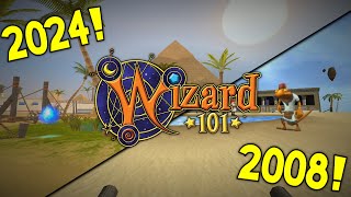 Wizard101 2008 VS 2024 Krokotopia Graphics Update [upl. by Fanchie]