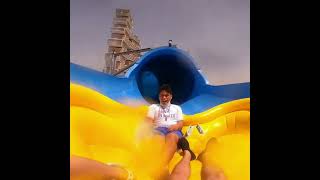 Family Water Slide in Aquaventures Waterpark Dubai shorts [upl. by Fernandina]