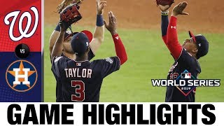 Nationals ride 6run 7th to World Series Game 2 win  NationalsAstros MLB Highlights [upl. by Mandy]