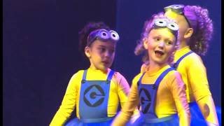 Adrenaline Dance Studio  Sub Junior A Jazz  Minions 2016 [upl. by Nazar]