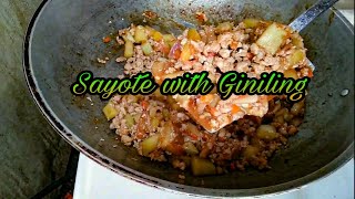 Sayote with giniling panlasangpinoy pinoyfoodrecipe [upl. by Melvena]