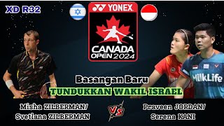 Canada Open 2024  Praveen JORDANSerena KANI INA vs Misha ZILBERMANSvetlana ZILBERMAN ISR [upl. by Elinor]