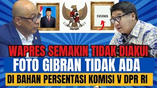 MENGEJUTKAN ANGGOTA DPR RI KAGET LIHAT TDK ADA FOTO GIBRAN DI BAHAN PERSENSENTASI KEMENTRIAN PKP [upl. by Trepur]