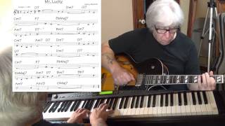 Mr Lucky  Jazz guitar amp piano cover  Henry Mancini  Yvan Jacques [upl. by Yttig292]