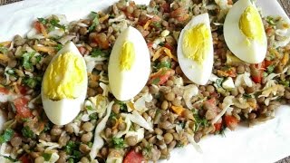 سلطة العدس  salade de lentilles variée [upl. by Ricketts314]