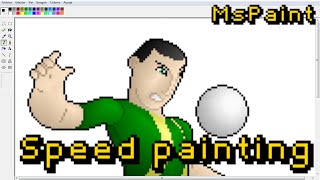 El Capi  Metegol  Speed Painting  MsPaint  PainterBits [upl. by Belden]