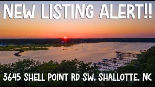 WATERFRONT LOT For Sale NEW LISTING  3645 Shell Point Road SW Shallotte North Carolina [upl. by Lauhsoj955]