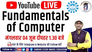 🔴LIVE  Fundamentals of Computer  PGDCA and DCA First Sem Classes By Arvind [upl. by Rebe]