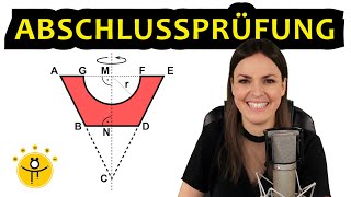 ABSCHLUSSPRÜFUNG Realschule Mathe – Geometrie 10 Klasse [upl. by Nylyahs600]