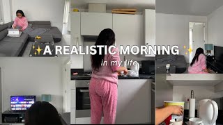 A REALISTIC MORNING IN MY LIFEslow mornings [upl. by Taam]