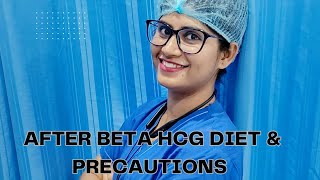 After BETA HCG  diet  precations DrSupriyaPuranikIVF [upl. by Toland]