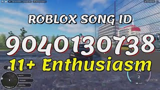 11 Enthusiasm Roblox Song IDsCodes [upl. by Hartmunn765]