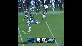 Xavier Legette catches for a 31yard Gain vs Philadelphia Eagles [upl. by Halette224]