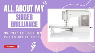 Best sewing machine  Singer brilliance 6180 tamilintro [upl. by Crow281]