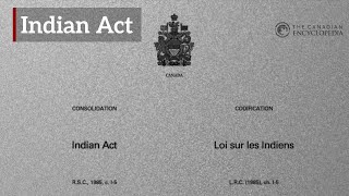 The Indian Act A Summary [upl. by Karlotte]