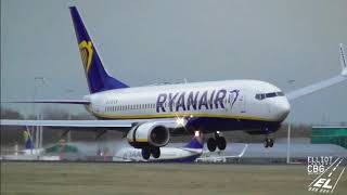 Ryanair hard landing compilation [upl. by Lesh]