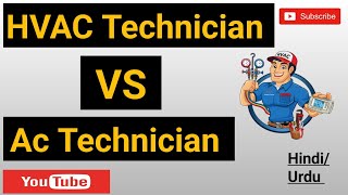 Difference Between HVAC Technician and Ac Technician  HVAC or Ac Ma Kya Difference Ha urdu hindi [upl. by Celisse]