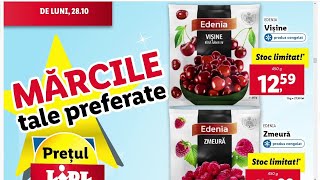 OFERTE LIDL 28 OCTOMBRIE 2024MĂRCILE TALE PREFERATECATALOG LIDL 28 OCTOMBRIE 2024LIDL [upl. by Buyers]