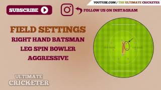 Leg Spin Field Settings  Cricket Tactics amp Strategy  How To Set Your Leg Spinner Field [upl. by Genni502]