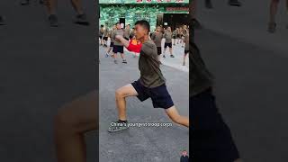 The training of young soldiers the youth is strong the country is strong martialarts kungfu [upl. by Audi982]